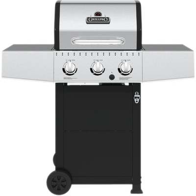 GRILLPRO SS 3-BURNER LP GRILL