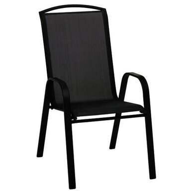 BLK WNDSR STACKING CHAIR