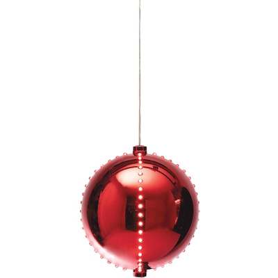 7" LED RED ORNAMENT