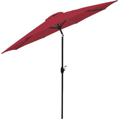 9' RED UMBRELLA