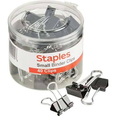 BINDER CLIPS SMALL 40PK