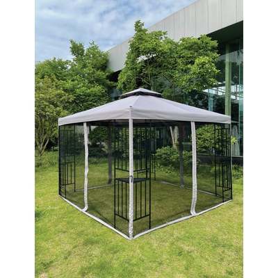 10x10 Gry Vrt Stl Gazebo