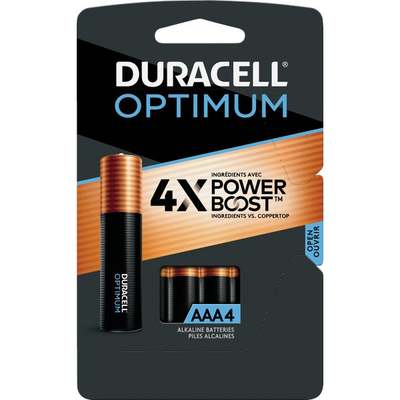 4pk OPTIMUM AAA BATTERY