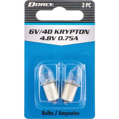 2PK 4.8V KRYPTON BULB