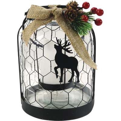 LED REINDEER LANTERN