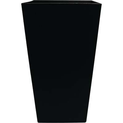 20"T FNLY SQ BLK PLANTER