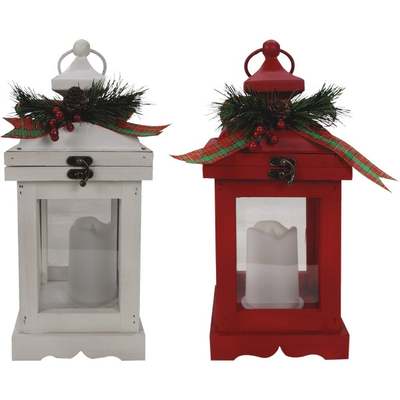 LED RED/WHT LANTERN