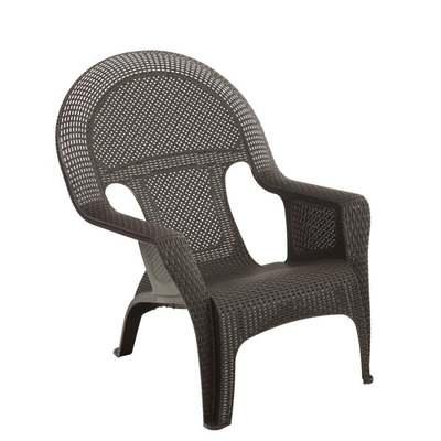 ERTH BRN WOVEN CHAIR