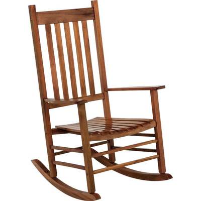 NATURAL WOOD ROCKING CHAIR