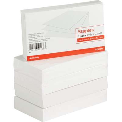 500CT 3X5 PLN INDEX CARD