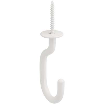 3-11/32" WHT CLNG J-HOOK