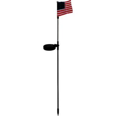 Solar Led Usa Flag Stake