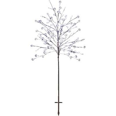 58" LED SNFLK FRSTY TREE