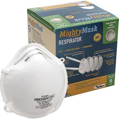 10PK LG CUP N95 MASK