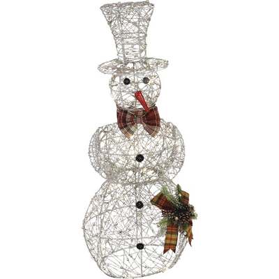 71" WWLED GOLD SNOWMAN