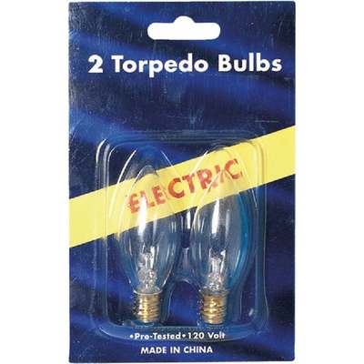 2pk Electric Candle Bulb
