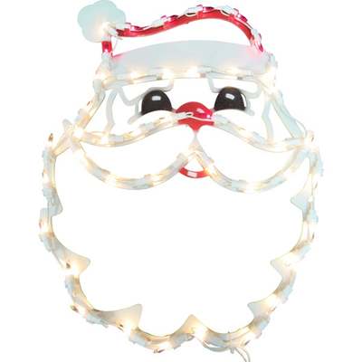 17" SANTA FACE PLAQUE