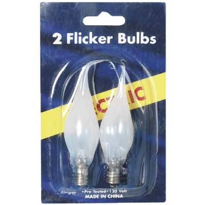 2pk Flicker Candle Bulb