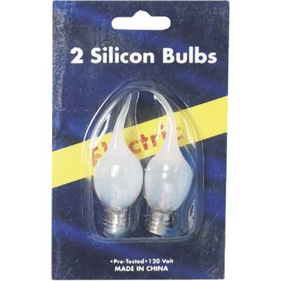 2pk Clear Silicon Bulb
