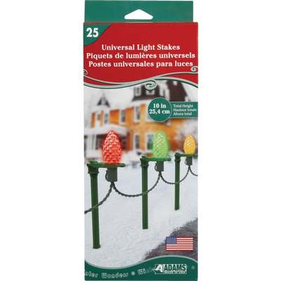 (e) 25pk 8" Univ Light Stake