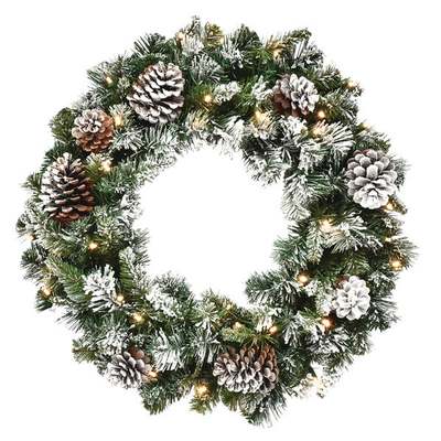 24" FRSFORST LED WREATH