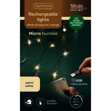 16' WW LED Rechargable Set