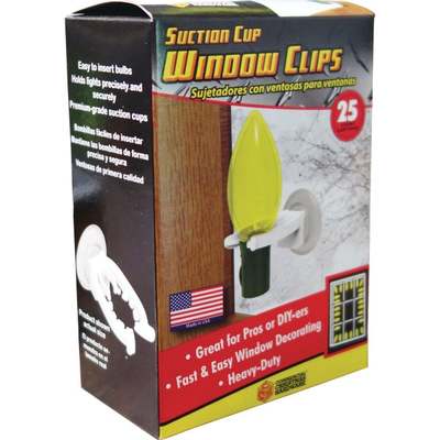SUCTION CUP WINDOW LIGHT CLIPS