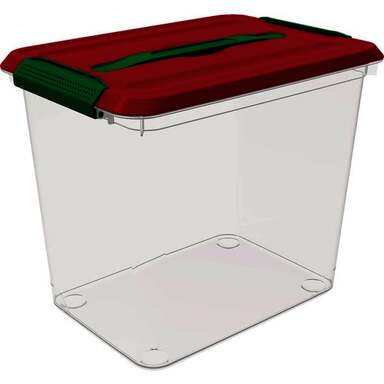 (sp) 26qt Ornament Storage Tote