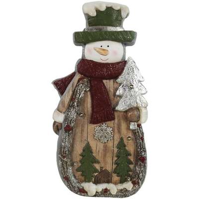 15" LED TREE & SNOWMAN