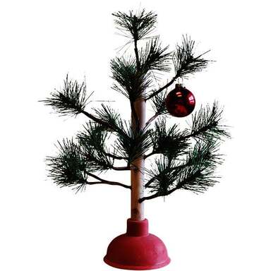 Redneck Plunger Tree 15"