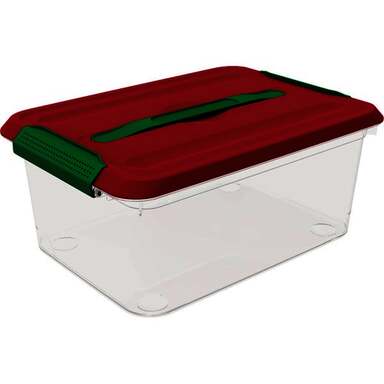 (sp) 14.5qt Holiday Storge Tote
