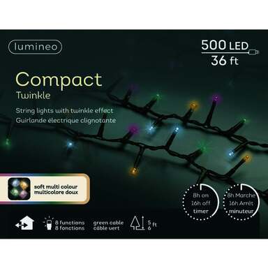 8 FUNCT N MULTI-CLR LEDS 500CT