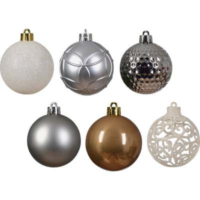 37CT BRN/GRY ORNAMENT