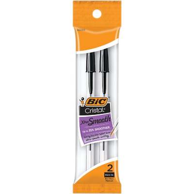 2PK BLK CRISTAL PEN