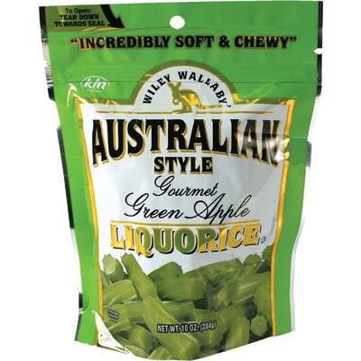Wiley Wallaby Green Apple Licorice 10 Oz. Candy