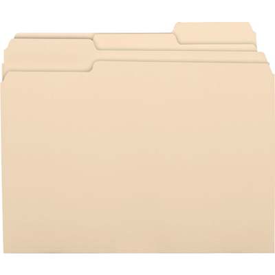 100PK 1/3 CUT FOLDER