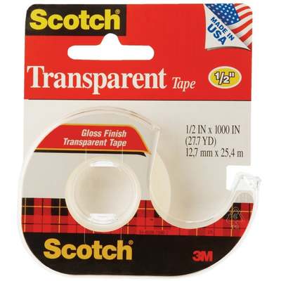 1/2X1000 TRANSPARNT TAPE