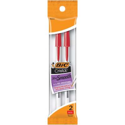 2PK RED CRISTAL PEN