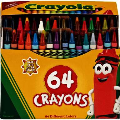 64PK CRAYOLA CRAYONS