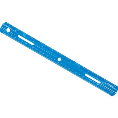 12" PLASTIC RULER