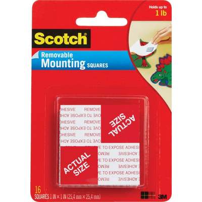 1" Mounting Tape Squares