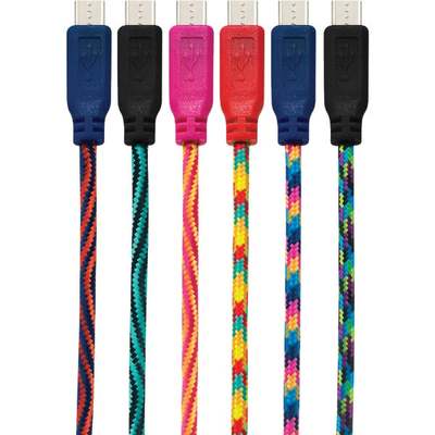 10' MICRO USB BRAIDED CABLE