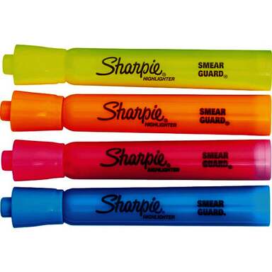 4PK ASST SHARPIE HIGHLIGHTER