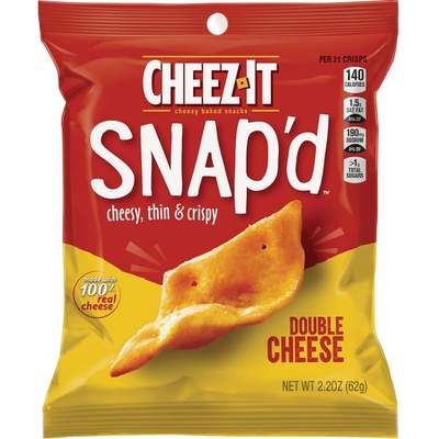 2.2oz SNAP'D DBL CHEESE CHEEZ-IT