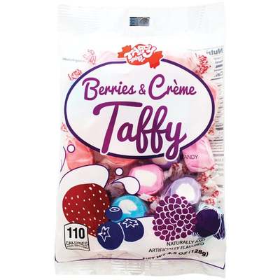 Taffy Town Berries & Cream 4.5 Oz. Taffy
