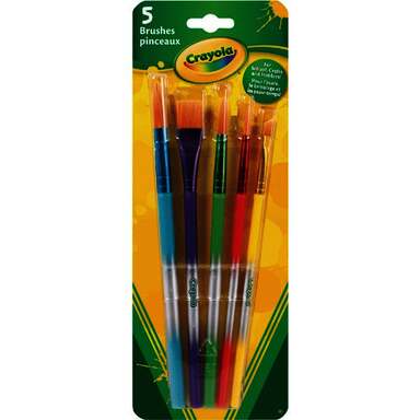 5PK ASSTD CRAYOLA ART BRUSH SET