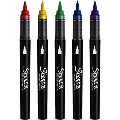 5PK SHARPIE ASST FINE MARKER