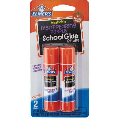 2PK PURPLE GLUE STICK