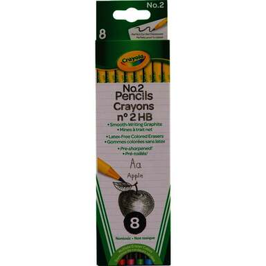 8CT NO2 CRAYOLA PENCIL