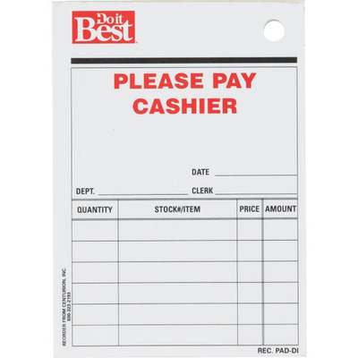3X4.25 RECEIPT PAD